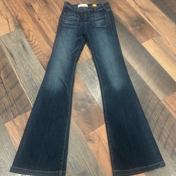 Pilcro Letterpress by Anthropology Superscript Flare Jeans Size 26 - Picture 2 of 10